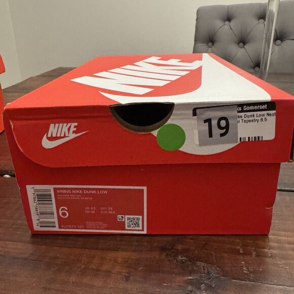 Nike Dunk Low Next Nature Pink Rise Sail Shoes - Picture 9 of 10